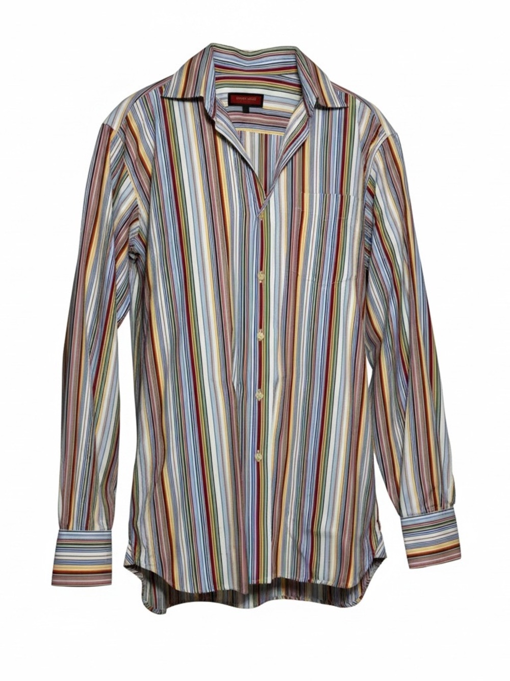 Austin Reed London Multicolored Candy Stripe Casual Button Down Shirt